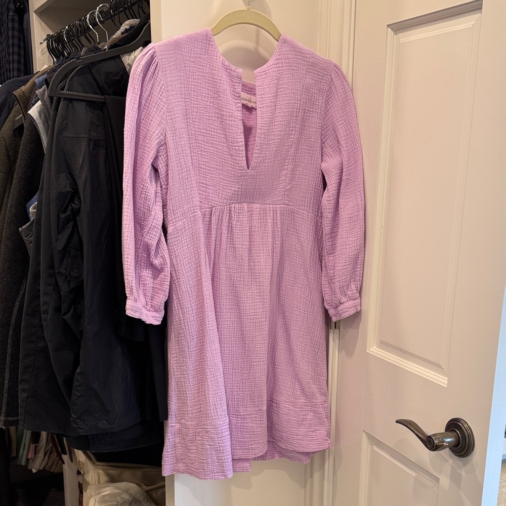 Long Sleeve Lavender Dress